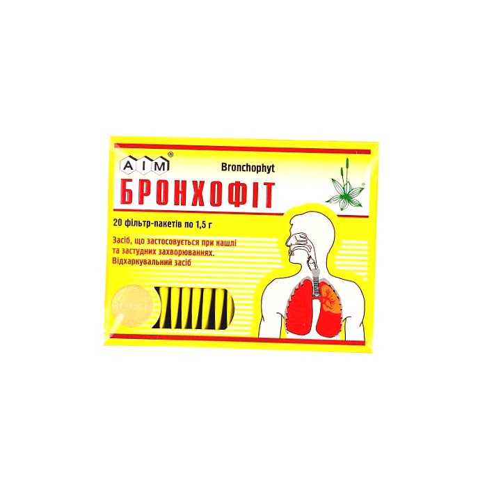БРОНХОФІТ ᐈ інструкція, аналоги, склад, виробник UA/3546/01/01