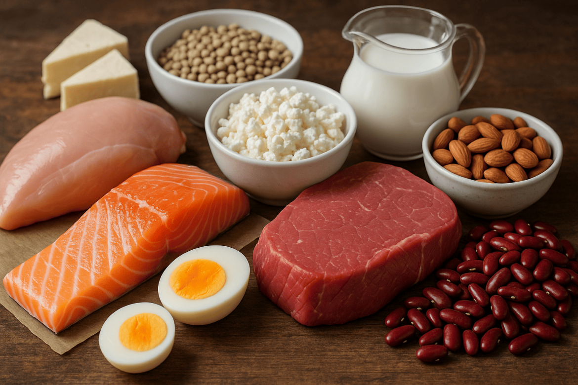 Продукти багаті на білок: таблиця та рекомендації для збалансованого раціону